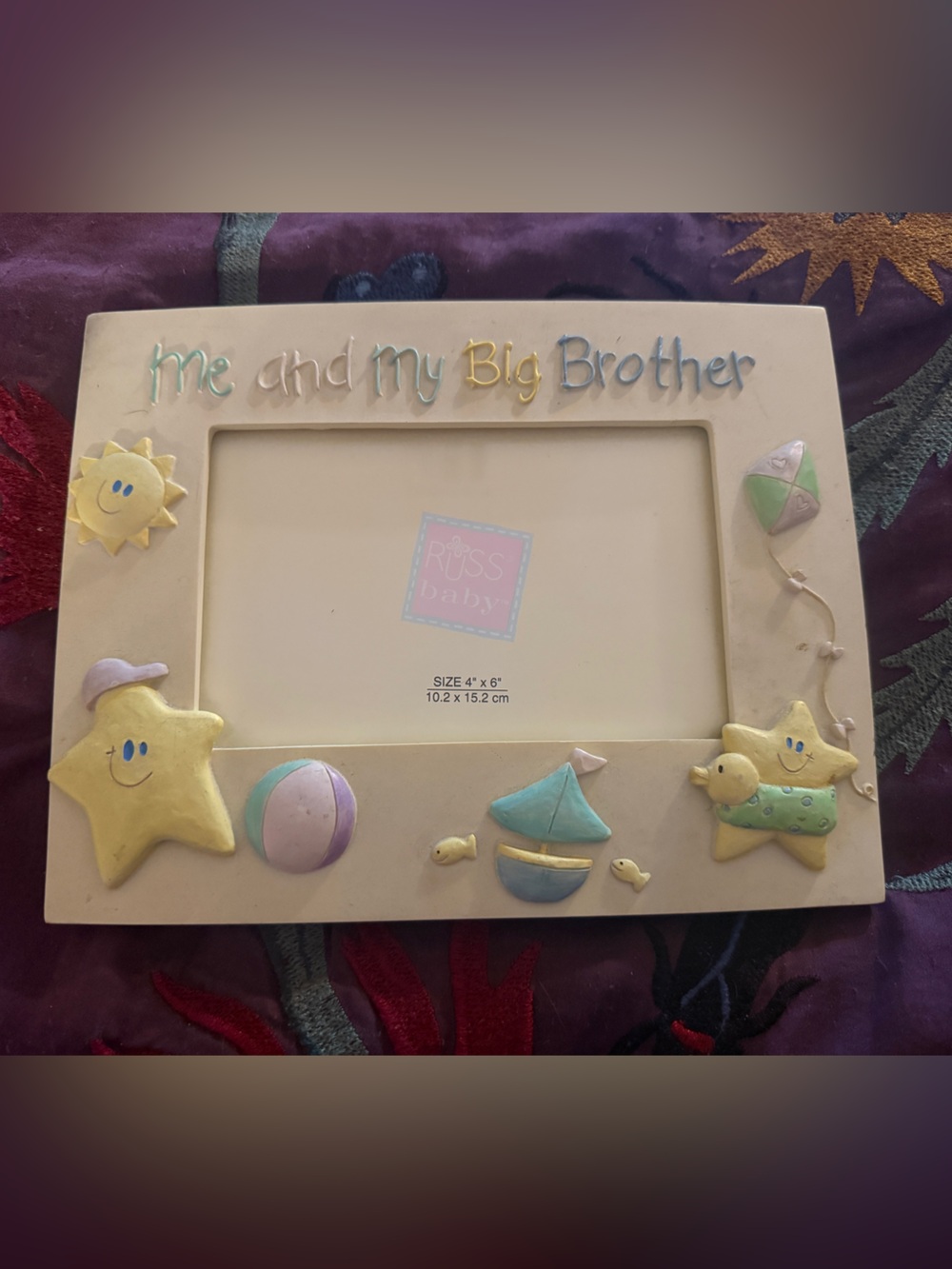 Me and My Big Brother Baby Picture Frame by Russ